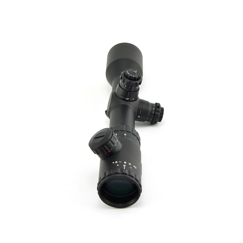 Visionking 1.5-6x42 Riflescope Mil-Dot 30mm Tube Red