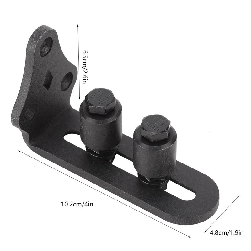 Carbon Steel Adjustable Wall Mount Stay Roller Barn Door Floor Guide for Barn Door Hardware