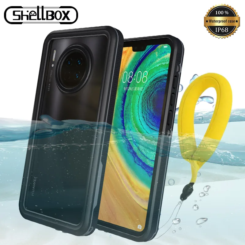 Mate30 Mate20 Pro IP68 Водонепроницаемый чехол Funda для Huawei Mate 20 360 Защитный Прозрачный 30