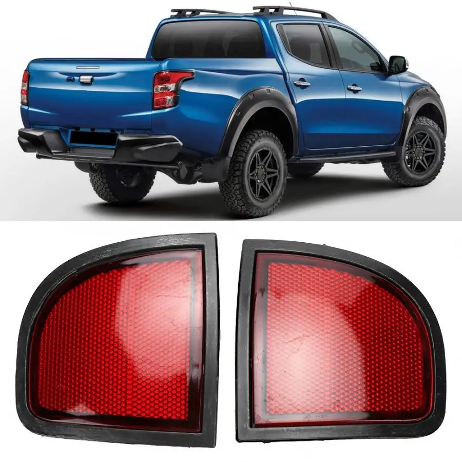 NATURESKY Автомобильный задний бампер отражатель подходит для Mitsubishi L200 8355A015 272247997153/8355A016 252395468803 автомобильный Стайлинг для автомобилей