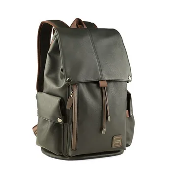 

Backpack Leather Men's Travel Bag Fashion Men's Backpack Large Capacity Leather Bag Student Bag