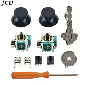 

JCD 11 in 1 Analog Stick Sensor Potentiometers + Thumb Sticks LT RT Trigger Switch Button for Microsoft Xbox 360 Controller