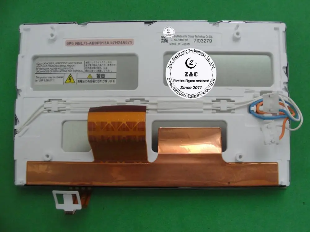 Lta070b0p0f Original A+ Grade 7 Inch Lcd Display Panel Withtouch Screen Digitizer For Car Gps