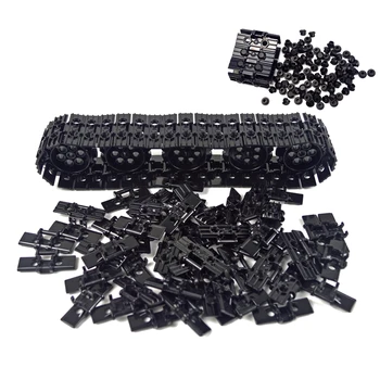 

Bulk Chain Bricks Link Tire gear wheels Creator Building Blocks Technic Parts Truck tank Track Treads Technology accessory Model
