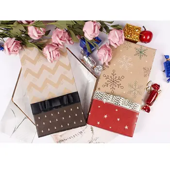 

5pc Christmas Gift Wrapping Paper Cartoon Pattern Packing Paper Party Supplies