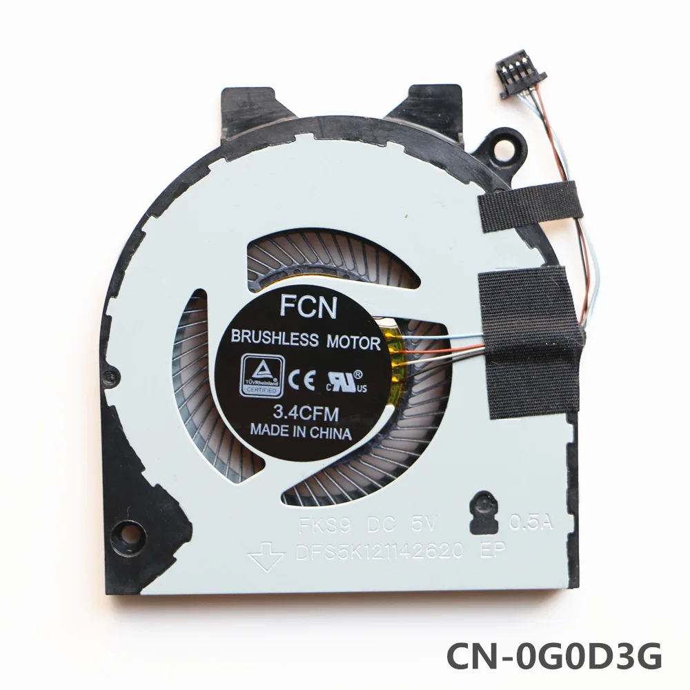 CN-0G0D3G вентилятор ЦП для DELL Inspiron 5480 5482 5488 5580 5581 5584 5585 охлаждения ноутбука |