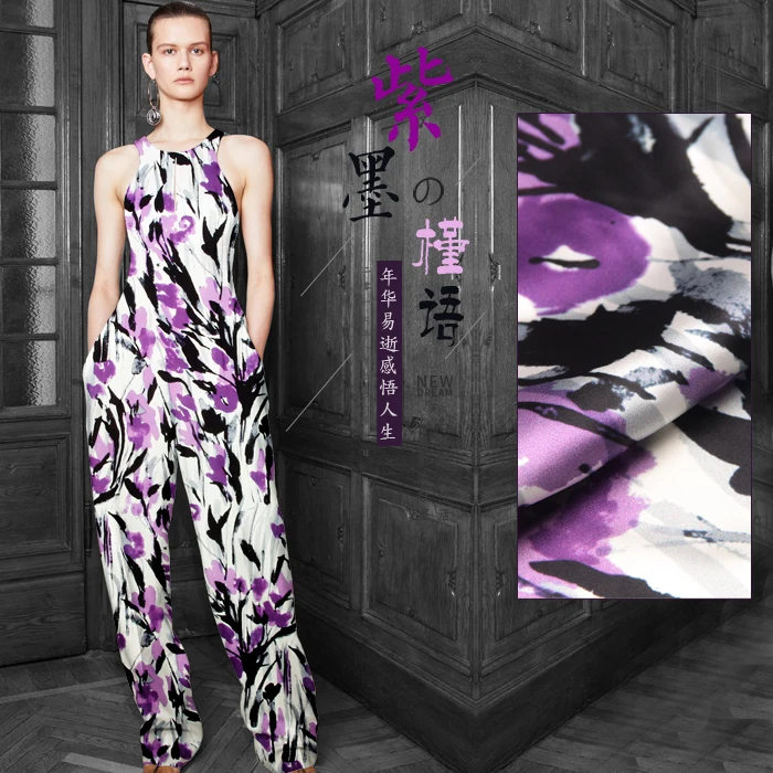 118 см атласная шелковая ткань с принтом МЕТР 19 мм мягкий шелк стрейч атласная ткань спандекс шелковая ткань для платья оптом ткань