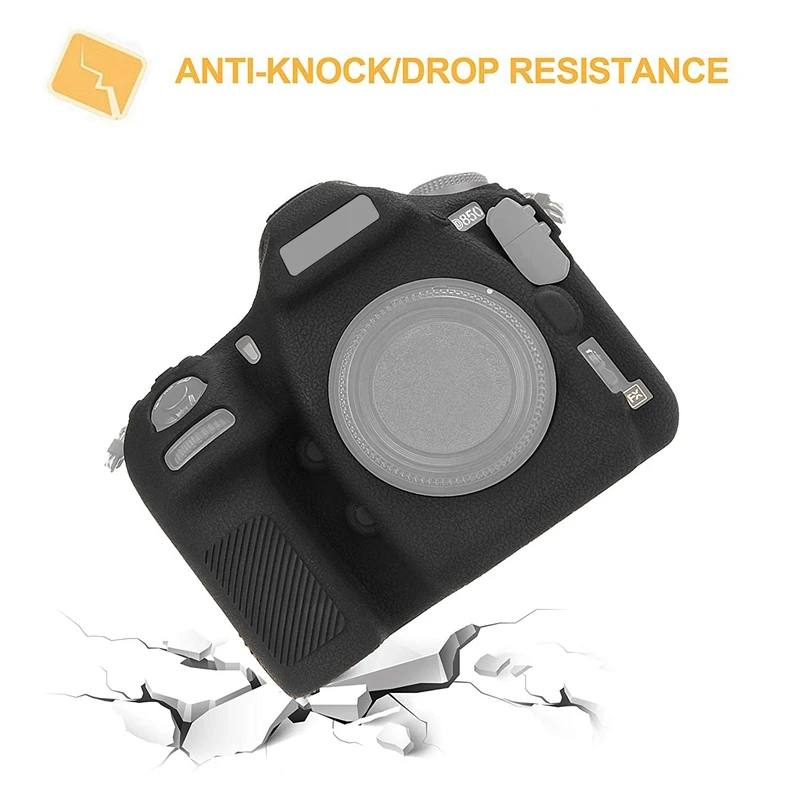 Силиконовый резиновый чехол для камеры для Nikon D850 съемный противоударный защитный резиновый чехол с защитой от царапин