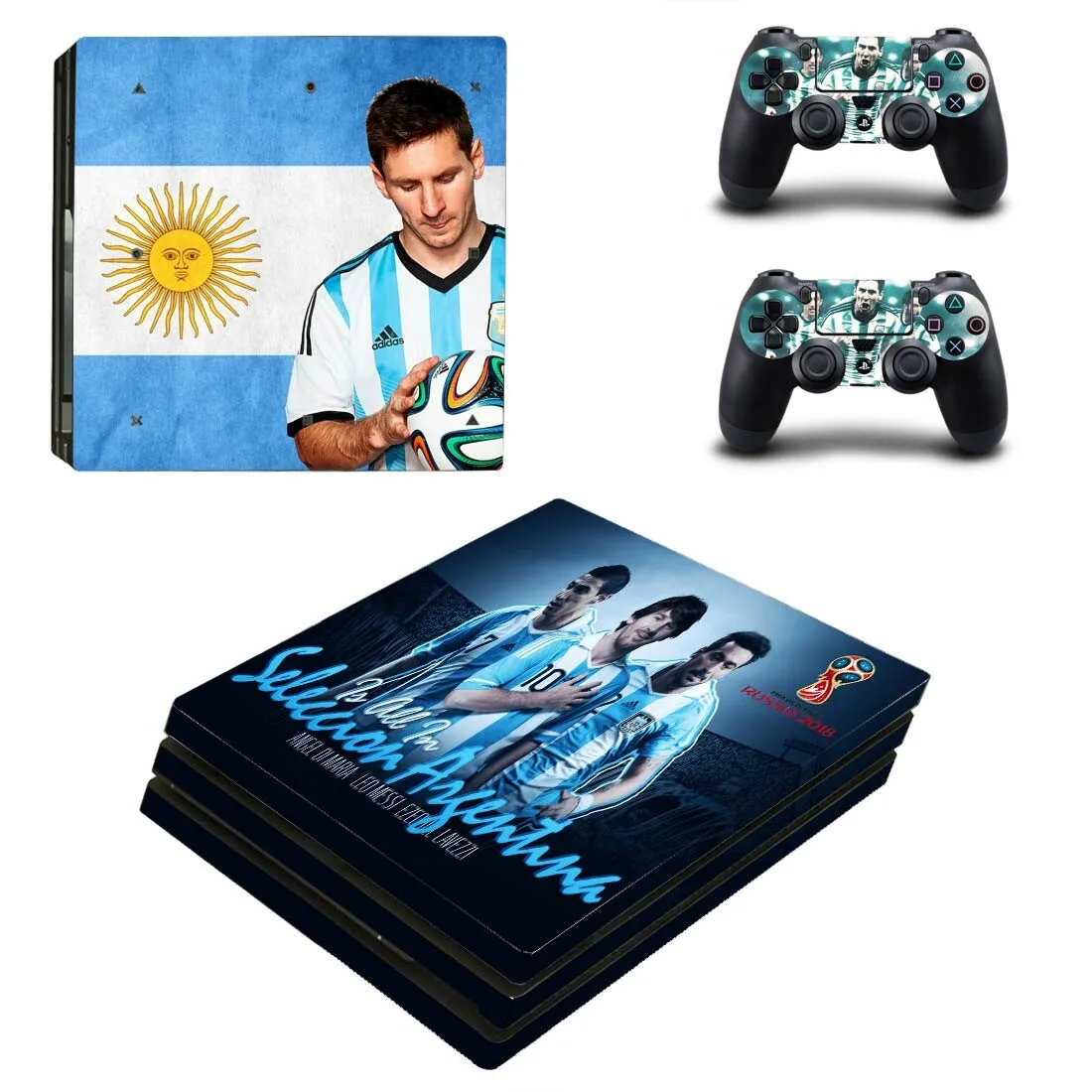 PS4 Pro Lionel Messi sticker s PS 4 Play station 4 Pro стикер для кожи Pegatinas для playstation 4 Pro консоль и контроллер