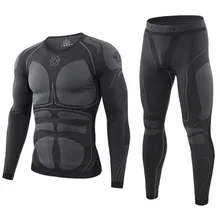 ESDY new outdoor sports Jersey function thermal underwear set quick-drying tight-fitting wicking training suit