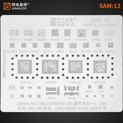 Amaoe – kit de pochoirs pour Android SAM13, haute qualité, puce BGA, jeu de soudure, filet de plantation en étain, série A60 A90 