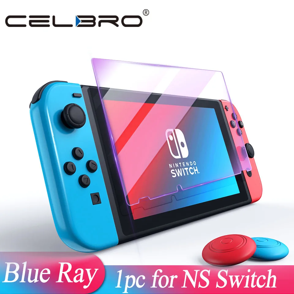 1pc Blue Ray Glass Защитное стекло для Kind Switch, закаленное стекло, Защита экрана для kinddos Switch NS glass, аксессуары, защита экрана - Цвет: 1pc Blue Ray Glass