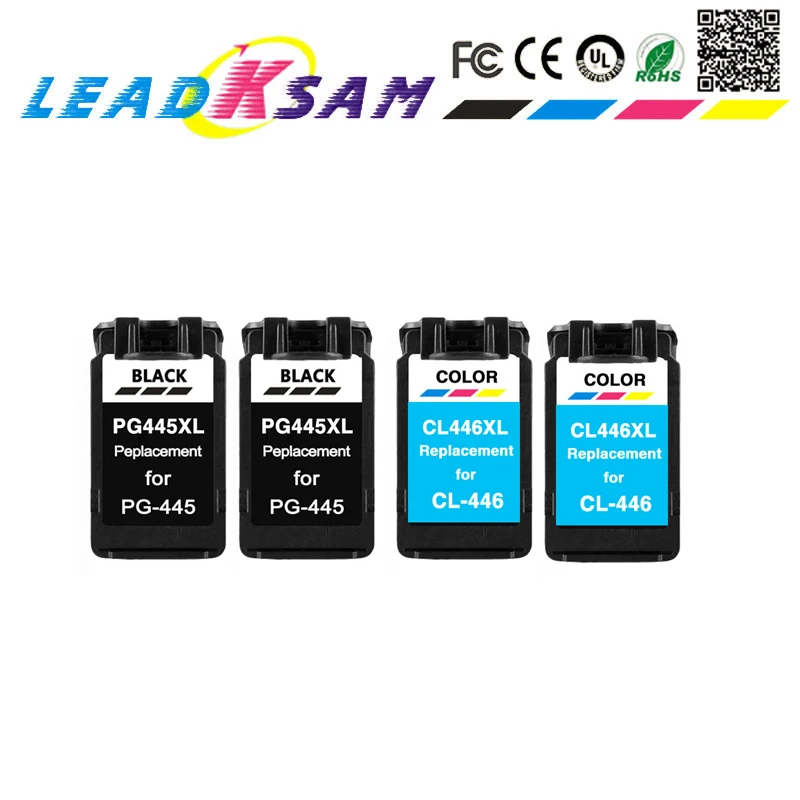 PG445XL CL446XL переработанного чернильного картриджа для 445 446 PG445 CL446 для Canon Pixma iP2840 MG2440 принтер