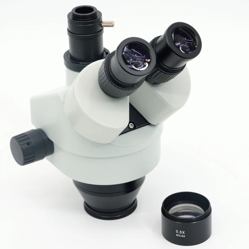 

FYSCOPE 3.5X-45X Simul-Focal Trinocular Zoom Stereo Microscope Head 50/50 Split Microscopio