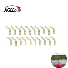 JIGEECARP, 15 шт., аксессуары для ловли карпа, рыболовная изогнутая рыболовная втулка, леска для выравнивания, силиконовая трубка для ловли карпа, снасти для волос