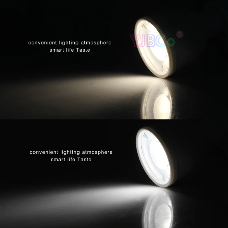Miboxer FUT011 5W GU10 Dual White(CW/WW) LED Spotlight Color Temperature Adjustable CCT Wifi LED Bulb Lamp  AC100~240V