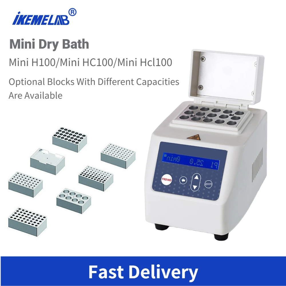 Mini Dry Bath Incubator Heating Or Cooling LCD Display