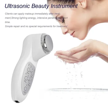 

7 Color Mode RGB Led Light Ultrasonic Beauty Instrument Portable Facial Skin Appliance Therapy Photon Rejuvenation