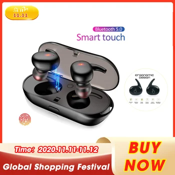

Y30 TWS4 Bluetooth Jerry 5.0 Touch Sports Waterproof Binaural Wireless Bluetooth Headset With Charging Bin Headphones