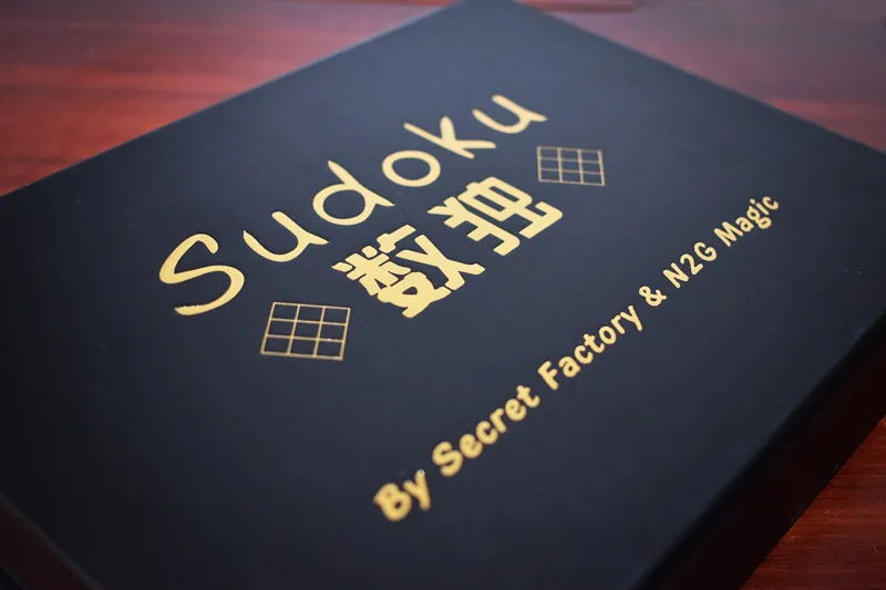 Sudoku от секретной фабрики и N2G магии-Ментализм Магии, крупным планом для профессиональные маги, улицы, развлечения, вечерние шоу магии, иллюзии