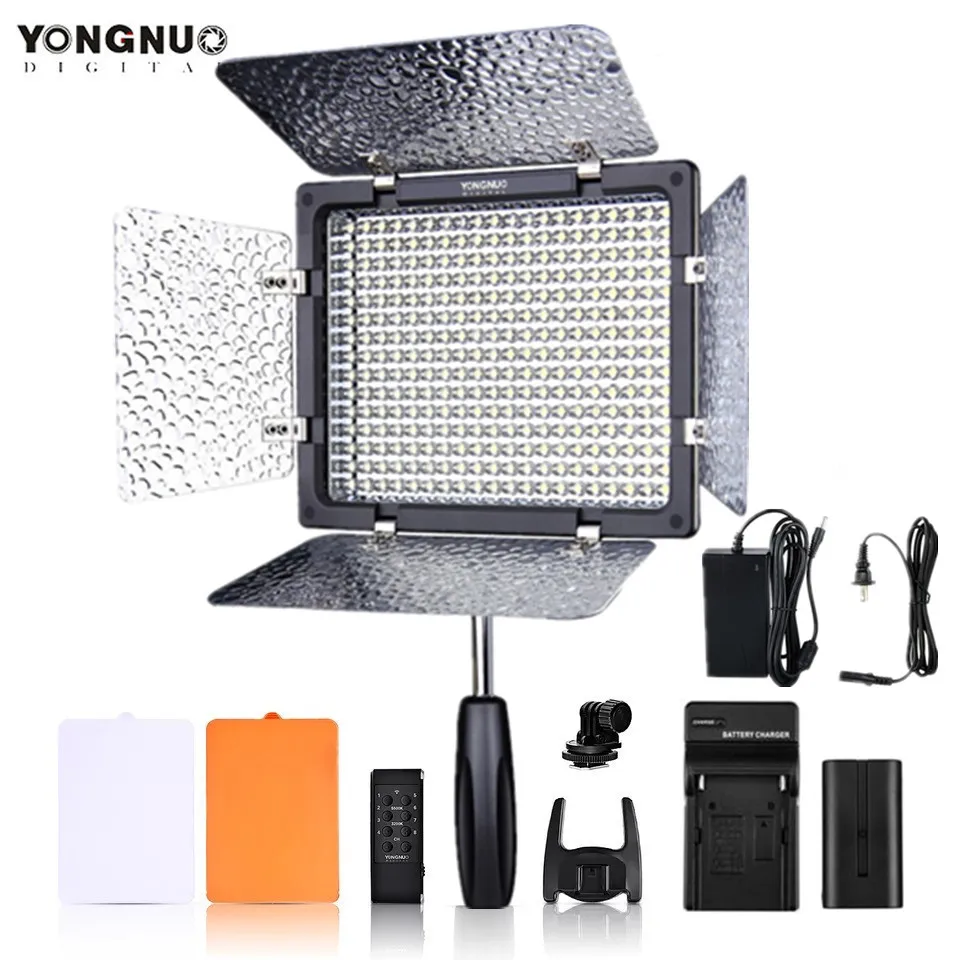  YONGNUO YN300III YN300 III YN-300III 3200k-5500K CRI95 Camera Photo LED Video Light Optional with A