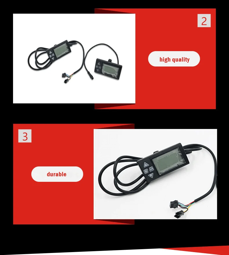 Discount 36V 48V LCD Electric Bike Display for Electric Bike bldc Controller Control Panel for Electric Bicycle e Bike Kit ebike Parts 5