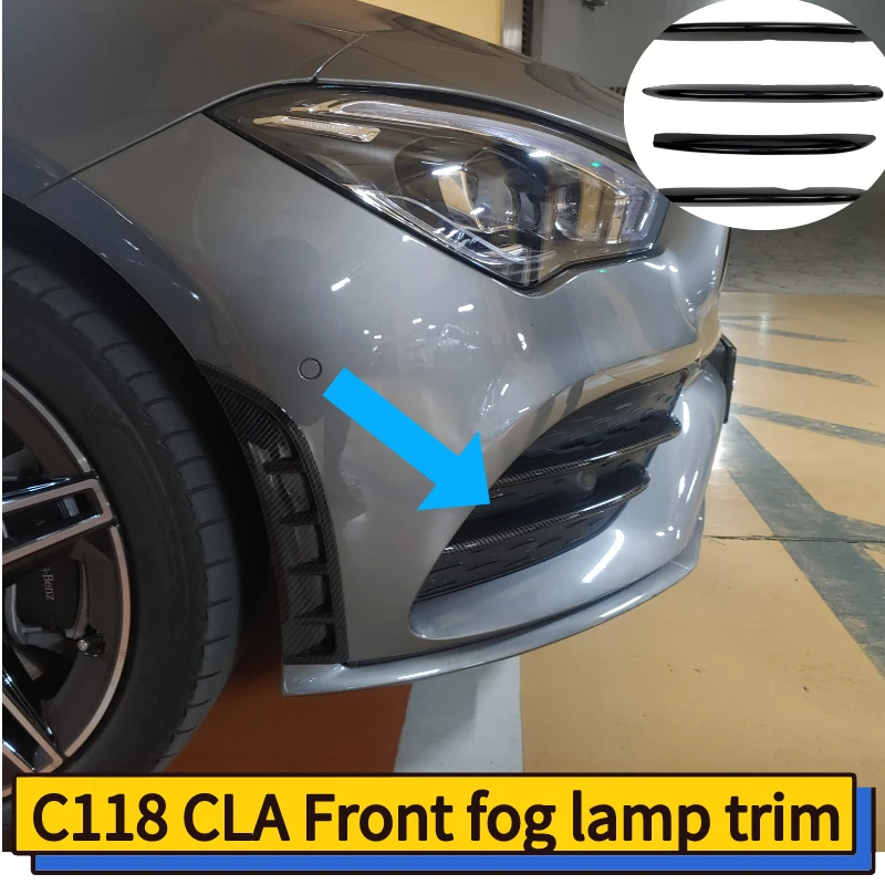 Передний сплиттер для mercedes CLA class C118 W118 2019-2021 CLA200 CLA180 CLA250 CLA260 ABS противотуманная