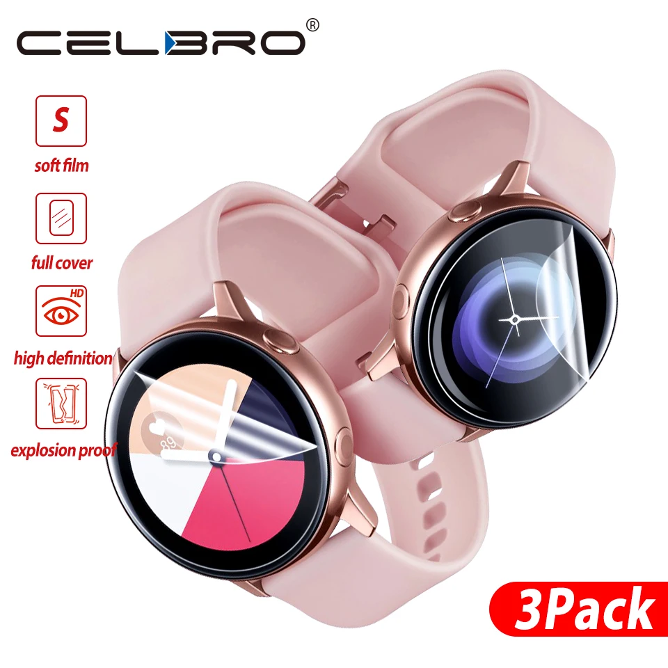 

Smart Watch Screen Protector For Samsung Galaxy Watch Active Protective Film Not Glass Watch Protection For Samsung Active Watch