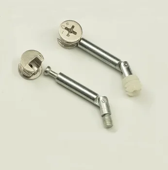 

20sets/lot Adjustable Angle Metal Cam Connector Knock Down K/D Cam Fitting Dowel Embed Nut