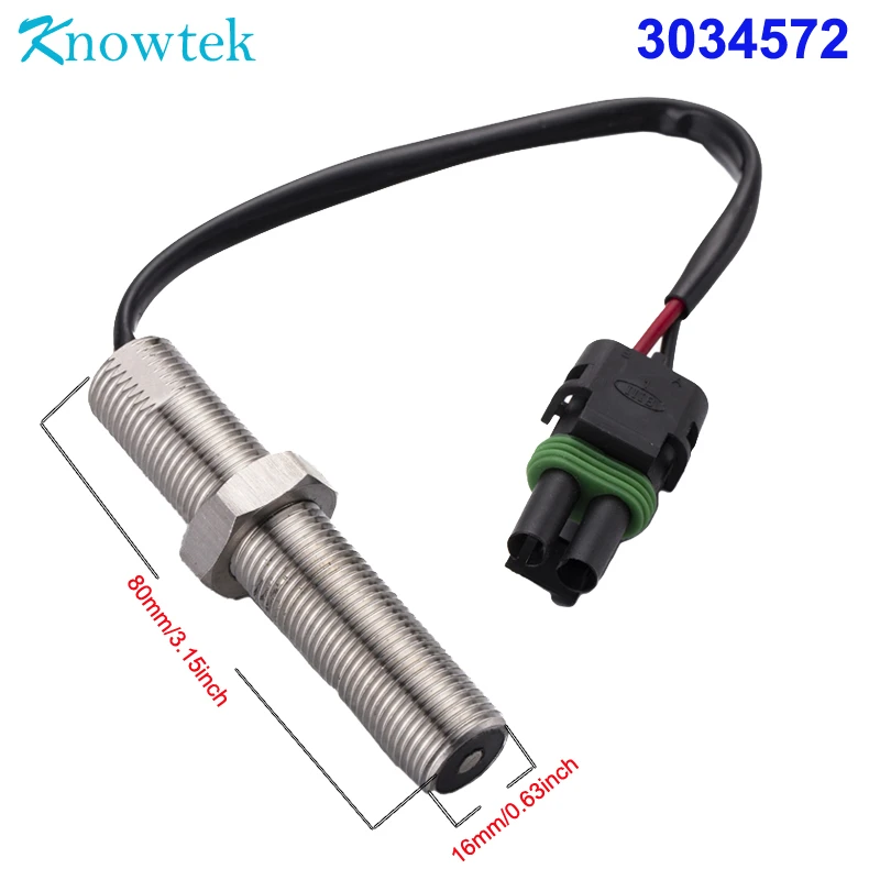 MPU 3034572 80mm Generator Pickup Speed Sensor for K19 K38 G38