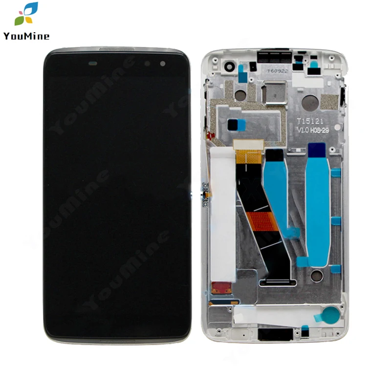 ЖК дисплей для Alcatel Idol 6070 5 дюйма сенсорный экран в сборе запасные части k 6070y