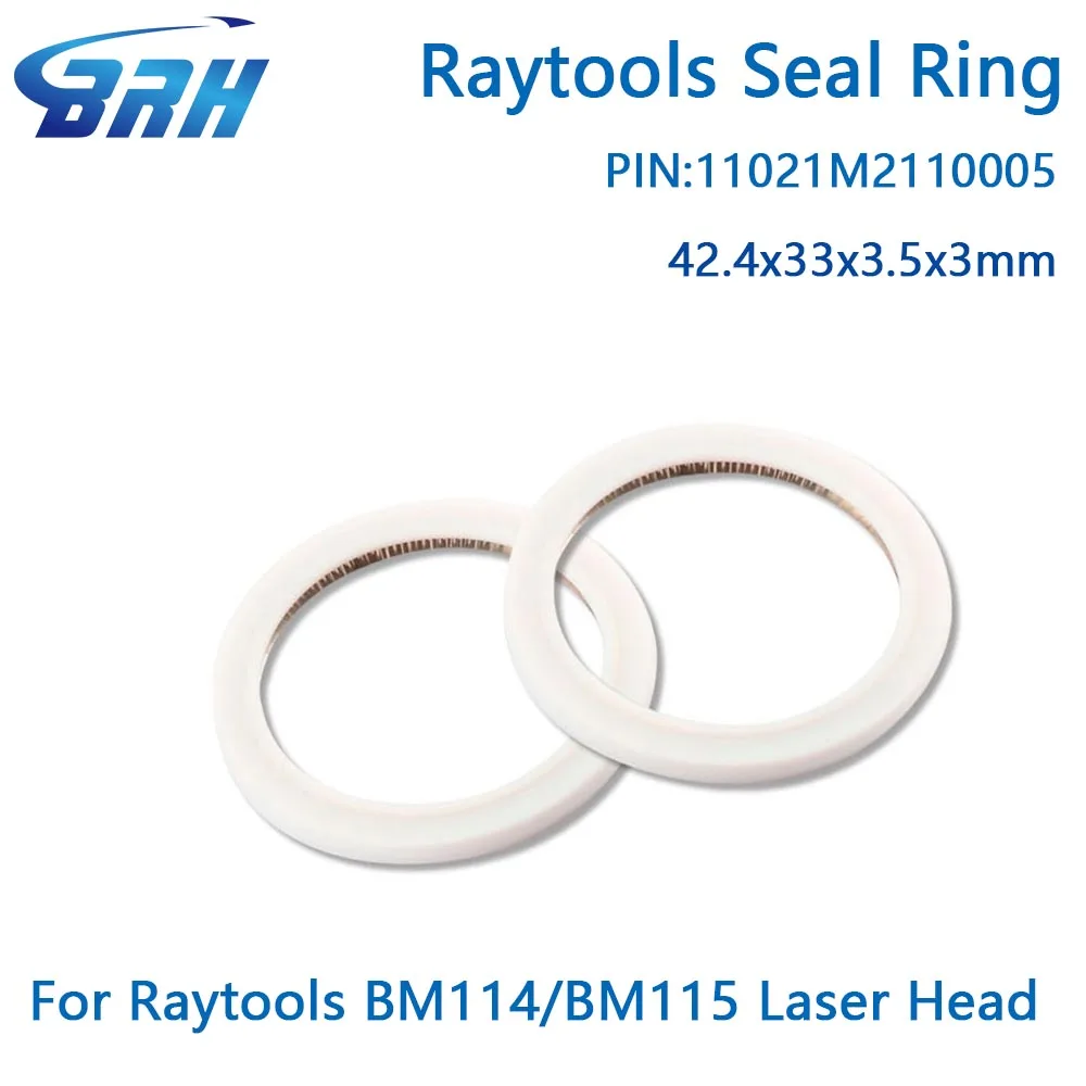BRH Original Raytools Seal Ring 42.4x33x3.5x3mm 11021M2110005 For BM114 BM115 Fiber Laser Head |