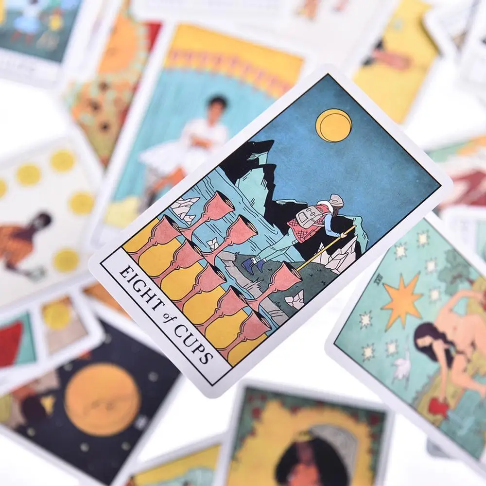 78 шт. современные колдуньи Таро палуба Oracle карты руководство гадания Fate Tarot