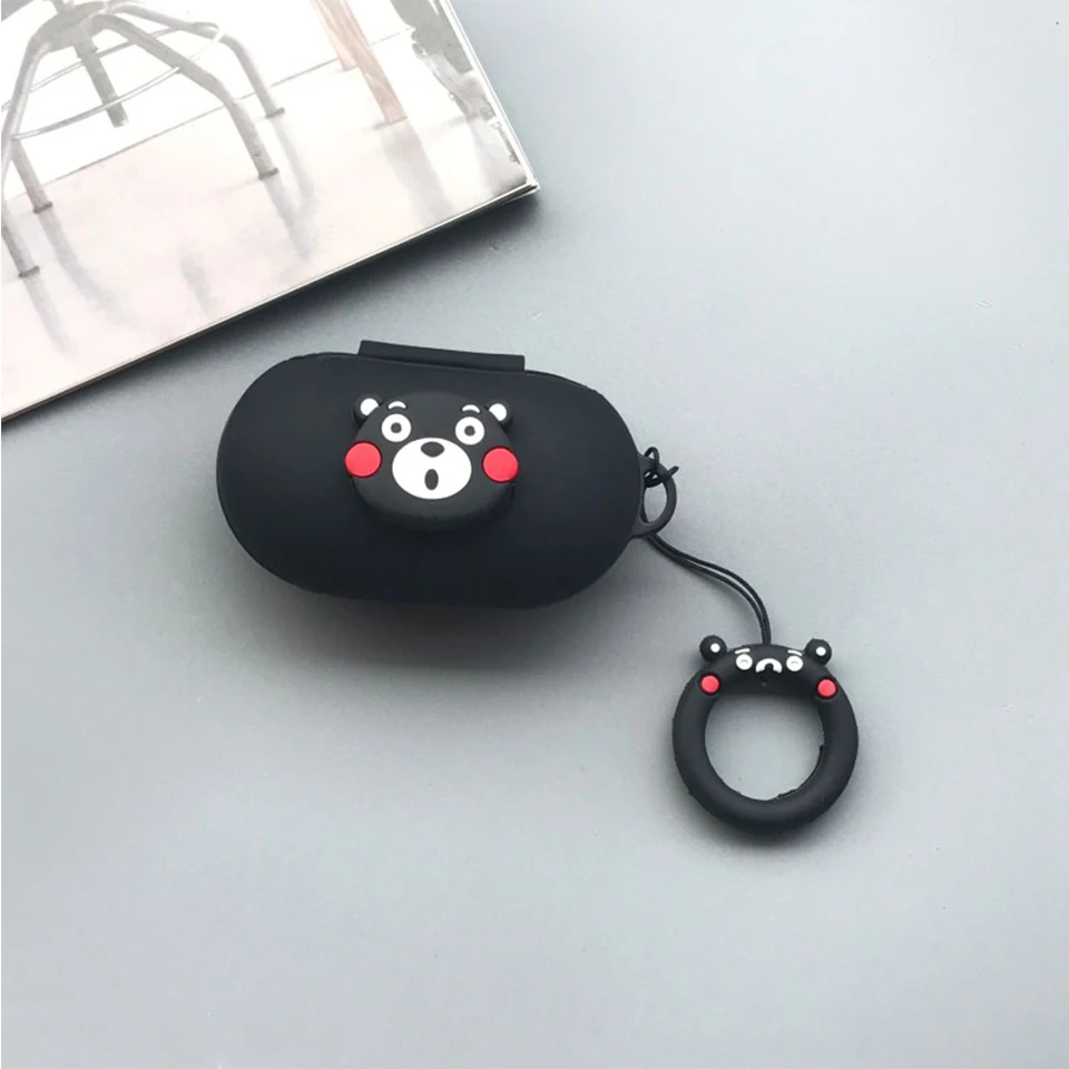Мультяшный силиконовый чехол для samsung Galaxy Buds чехол Bluetooth гарнитура зарядка коробка крышка беспроводные наушники кожа противоударный