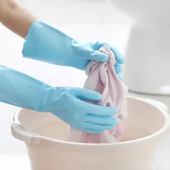 

1 pair Magic Silicone Dish Washing Guantes Latex Garden Rubber Gloves Kitchen Accessories Dishwashing Household Cleaning Brush b