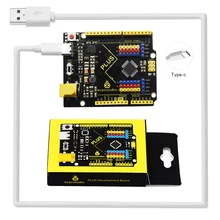 2020 novo! Keyestudio mais placa de desenvolvimento com tipo c interface + cabo usb compatível com arduino uno r3