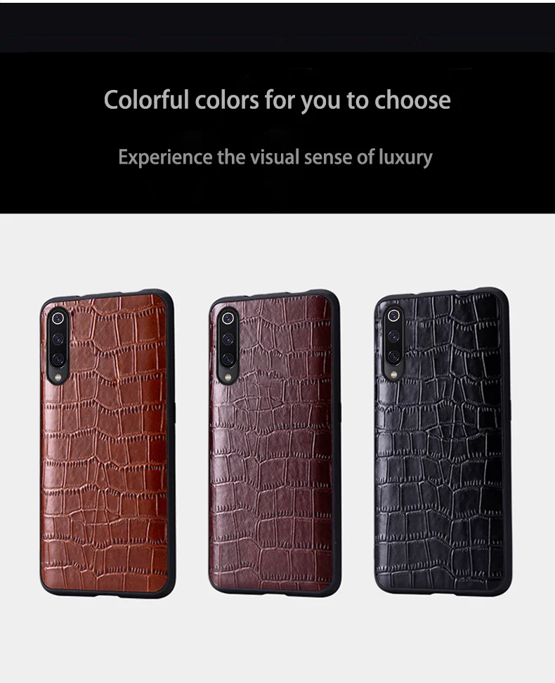 Чехол для телефона для Xiaomi 8 9 se 9T A1 A2 A3 lite Max 3 A3 Poco F1 чехол для Redmi 5 6a 7a Note 5, 6, 7, 8 Pro крокодиловой кожи текстуры
