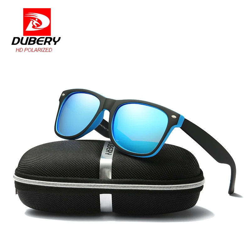 DUBERY, роскошные, брендовые, дизайнерские, поляризационные солнцезащитные очки, мужские, водительские, оттенки, мужские, Ретро стиль, солнцезащитные очки для мужчин, зеркальные, UV400 Oculos