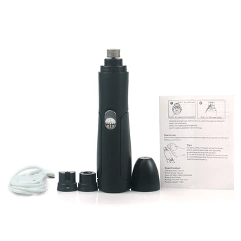 

Dog Nail Grinder - Upgraded 2 Speed Quiet USB Rechargeable Professional Pet Nail Trimmer Paws Grooming & Smoothing Claw Car