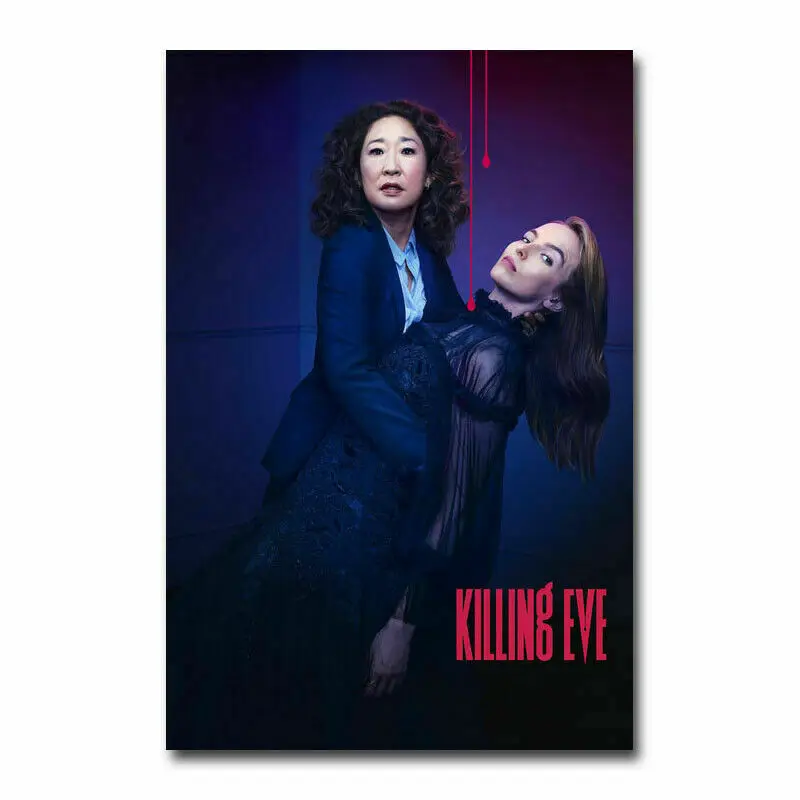D0092 Killing Eve Сезон 2 ТВ серия шелковая ткань плакат искусство Декор внутренняя
