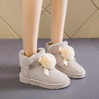 baratas Tornozelo Chunky à Prova Dplus água Mais Veludo Botas De Inverno Goth Mulheres Botas De Pelúcia Inverno Plataforma Botas De Neve De Algodão Botas De Pele Quente