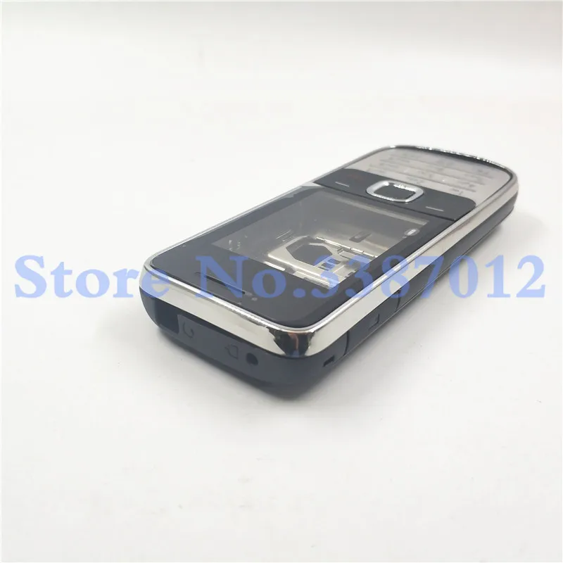 10 шт./лот, полный корпус для Nokia 2730C 2730, Передняя Лицевая панель, рамка, чехол+ задняя крышка/крышка батарейного отсека+ клавиатура
