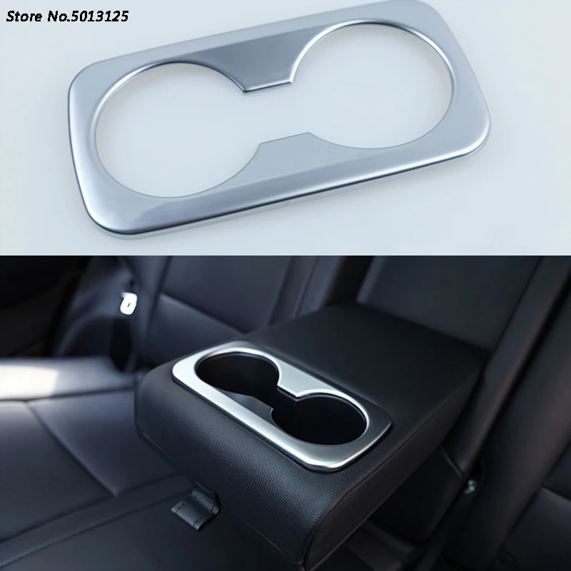 

For KIA Sportage QL 2019 2018 2020 2017 2020 ABS Chorme Drink Bottle Water Cup Holder Frame Decoration Cover Trim