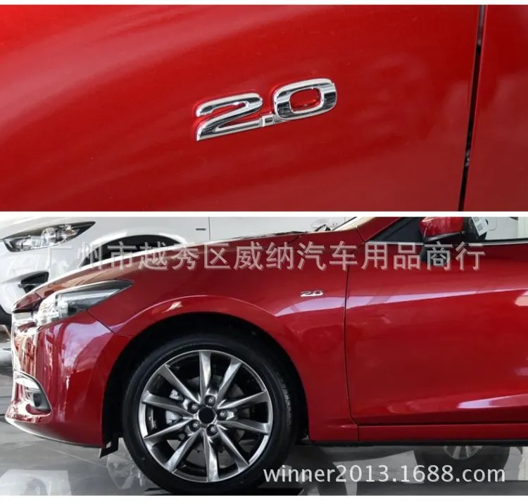 Mazda 2,0 модифицированный логотип автомобиля CX-4-5-7 Tezi Angkesaila 2,5 диск колеса Стандартный AWD боковой ярлык наклейки на бампер