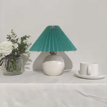 

Abajur Japanese Style Table Lamp Pleated Multicolor DIY Standing Desk Lamp for Home Livingroom Bedside Study Lighting Fixtures