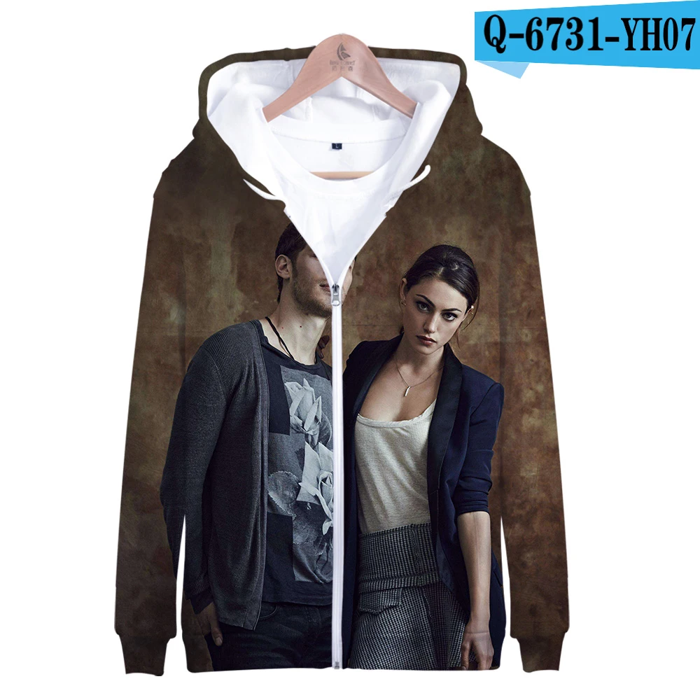 3D Модные высококачественные Niklaus Mikaelson 3D мужские толстовки на молнии/женские толстовки в стиле хип-хоп с принтом на молнии Niklaus Mikaelson 3D - Цвет: 3D