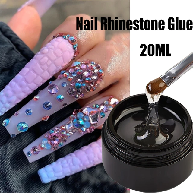 Born Pretty 5g/box Rhinestones Glue Gel Transparent Color Sticky Gel For  Manicure Rhinestone Jewelry Decorations Nail Glue - Nail Gel - AliExpress