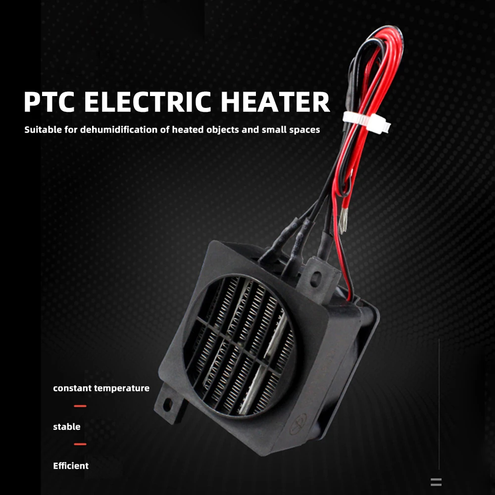 12V 100W 120W 24V 200W Thermostatic Electric Heater PTC Fan Heater  Incubator Heater Heating Element Small Space Heating DIY - AliExpress