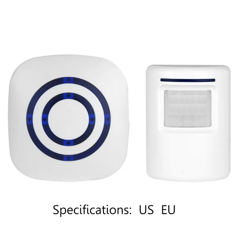 

Wireless Infrared Motion Sensor Doorbell Alarm Entry Security Home EU US Plug G6KA