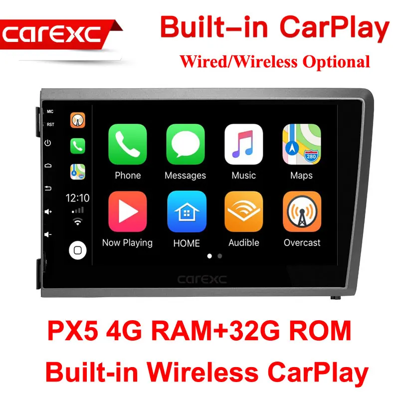 PX5 32G ROM CarExc мультимедийный плеер Android 9,0 головное устройство для VOLVO S60 V70 XC70 2000 2001 2002 2003 2004 автомобильное радио с GPS навигации CarPlay - Цвет: PX5 32G ROM